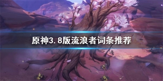 原神流浪者词条怎么选择 原神3.8版流浪者词条推荐